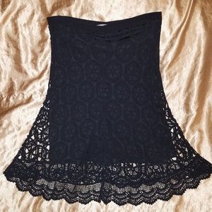 Crocheted Lace Valerie Stevens Skirt